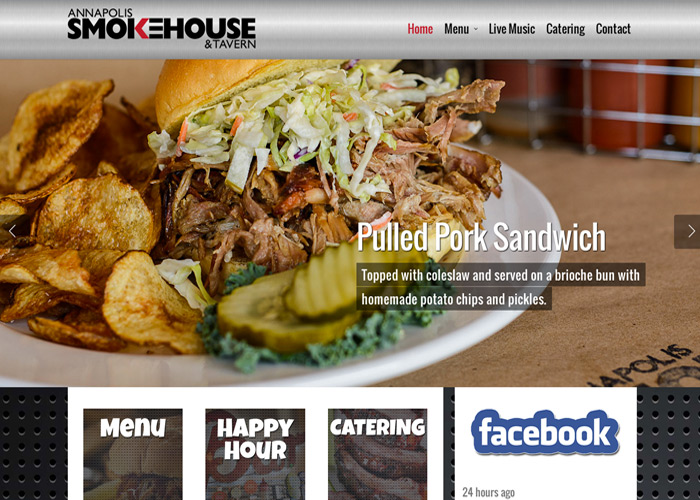 Annapolis Smokehouse Wordpress Website
